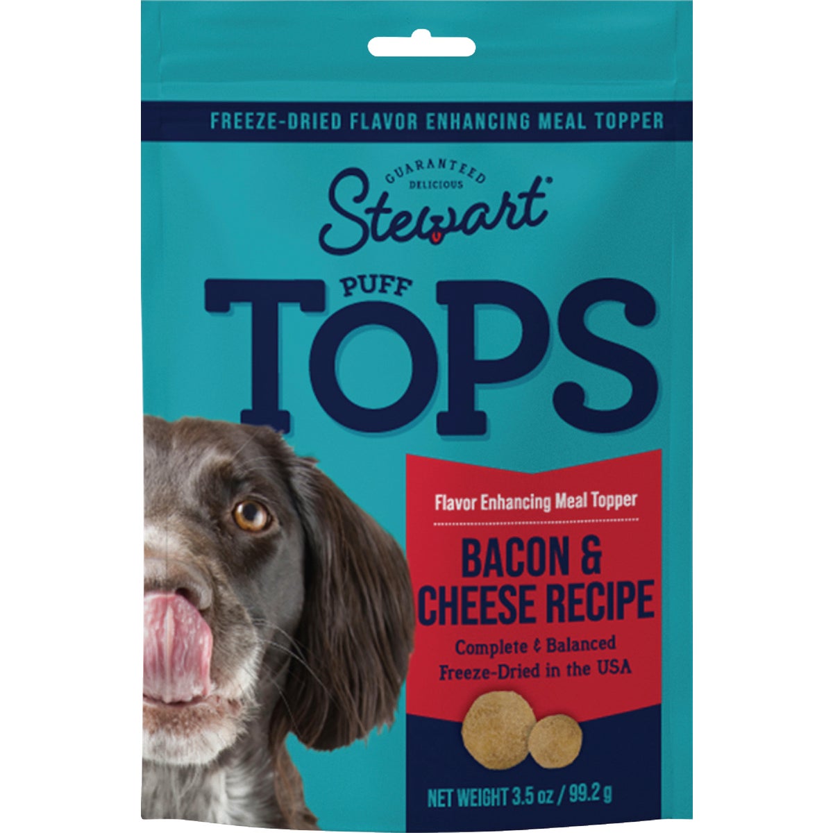 Stewart's PuffTops 3.5 Oz. Bacon & Cheese Dog Treat