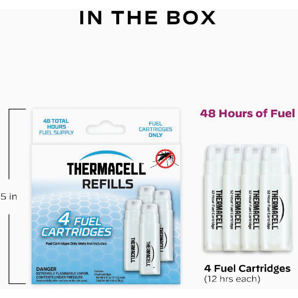 Thermacell Butane Only Refill Cartridge (4-Pack) Image 6