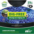 Master Mark Dig-Free 1.5 In. H. x 25 Ft. L. Black Recycled Plastic Landscape Edging Image 1
