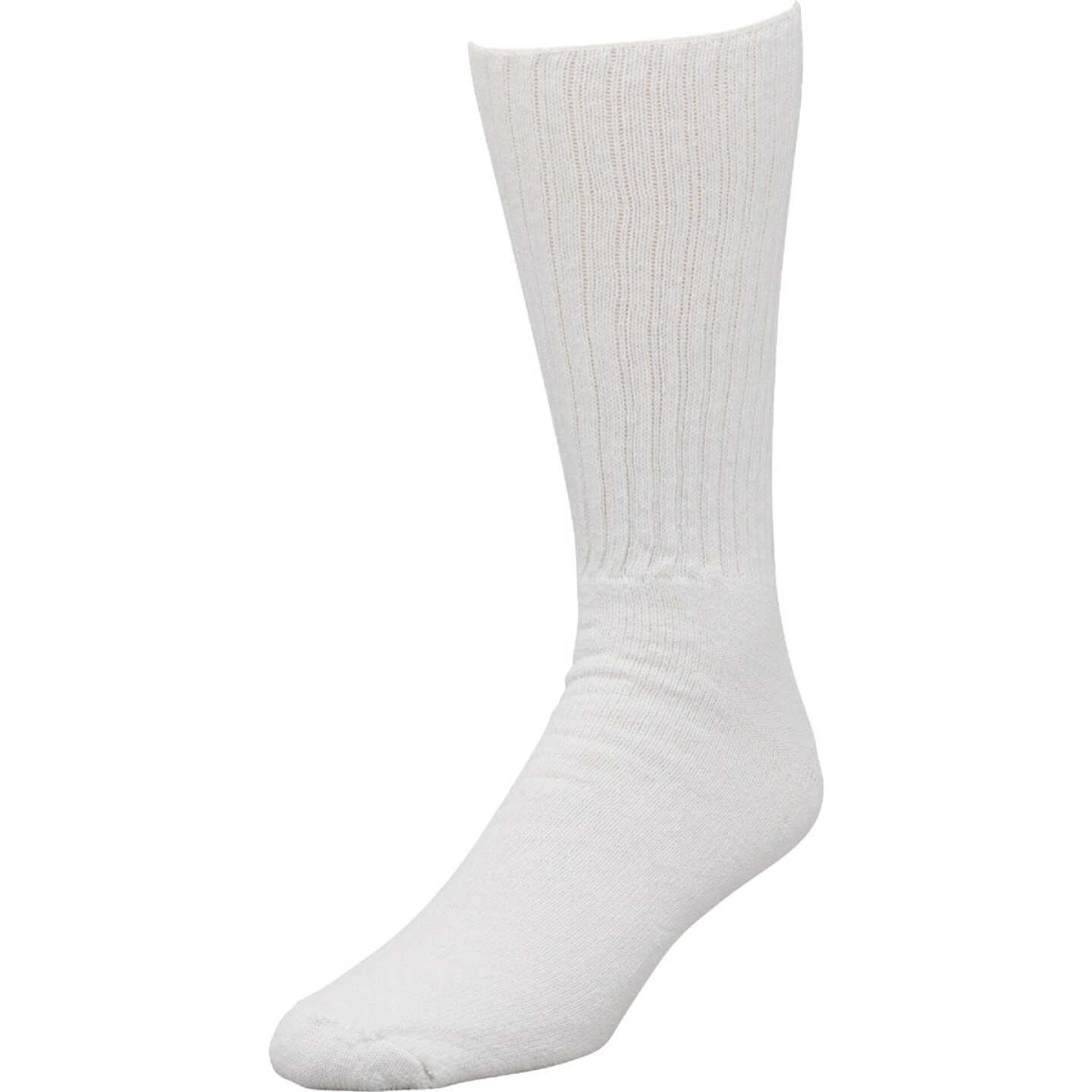 Railroad Sock King Size White Crew Sock (2-Pack) Image 1