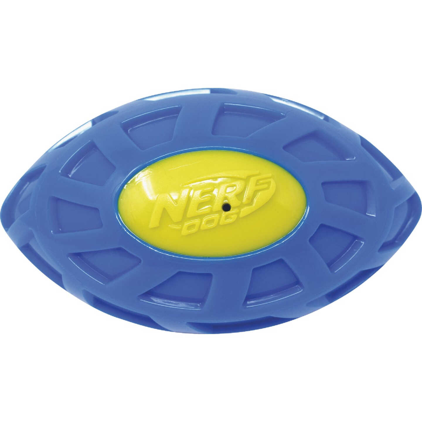 Nerf Dog 5 In. TPR EXO Micro Squeak Football Image 5