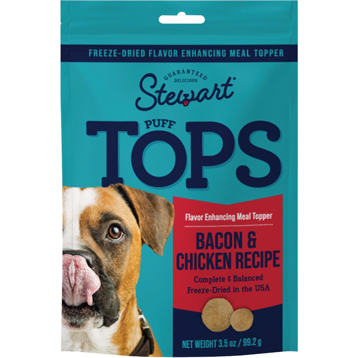 Stewart's PuffTops 3.5 Oz. Bacon, Cheese, & Apple Dog Treat