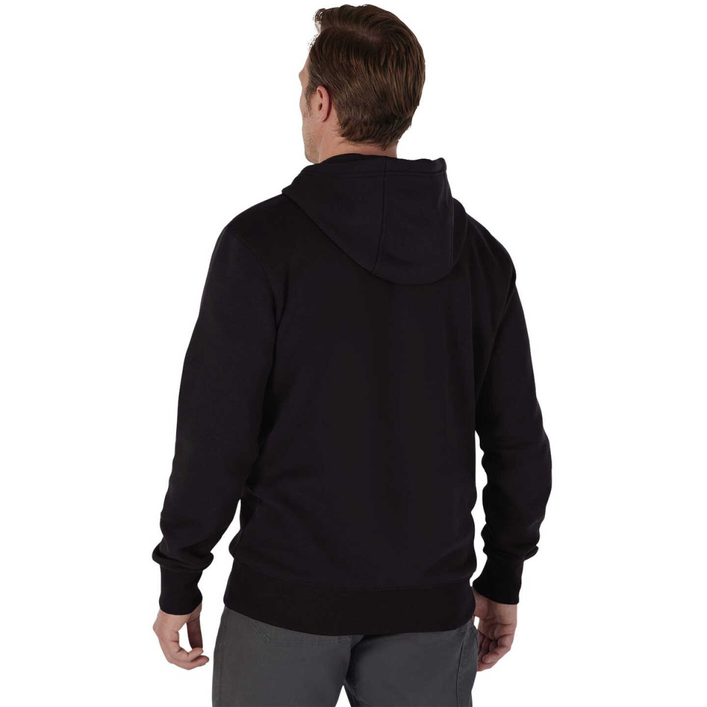 Milwaukee FREEFLEX Medium Black Midweight Pullover Hooded Sweatshirt Image 6