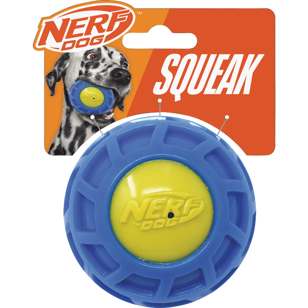 Nerf Dog 3 In. TPR EXO Micro Squeak Ball