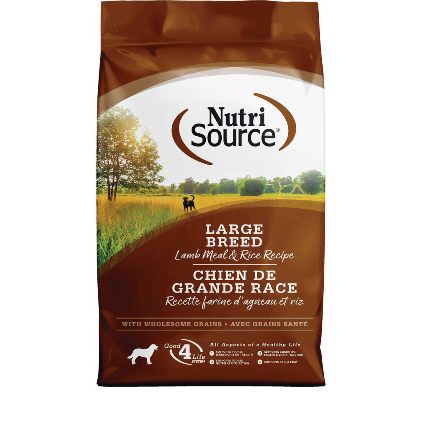 NutriSource 26 Lb. Lamb & Rice Recipe Large Breed Dog Food Image 1