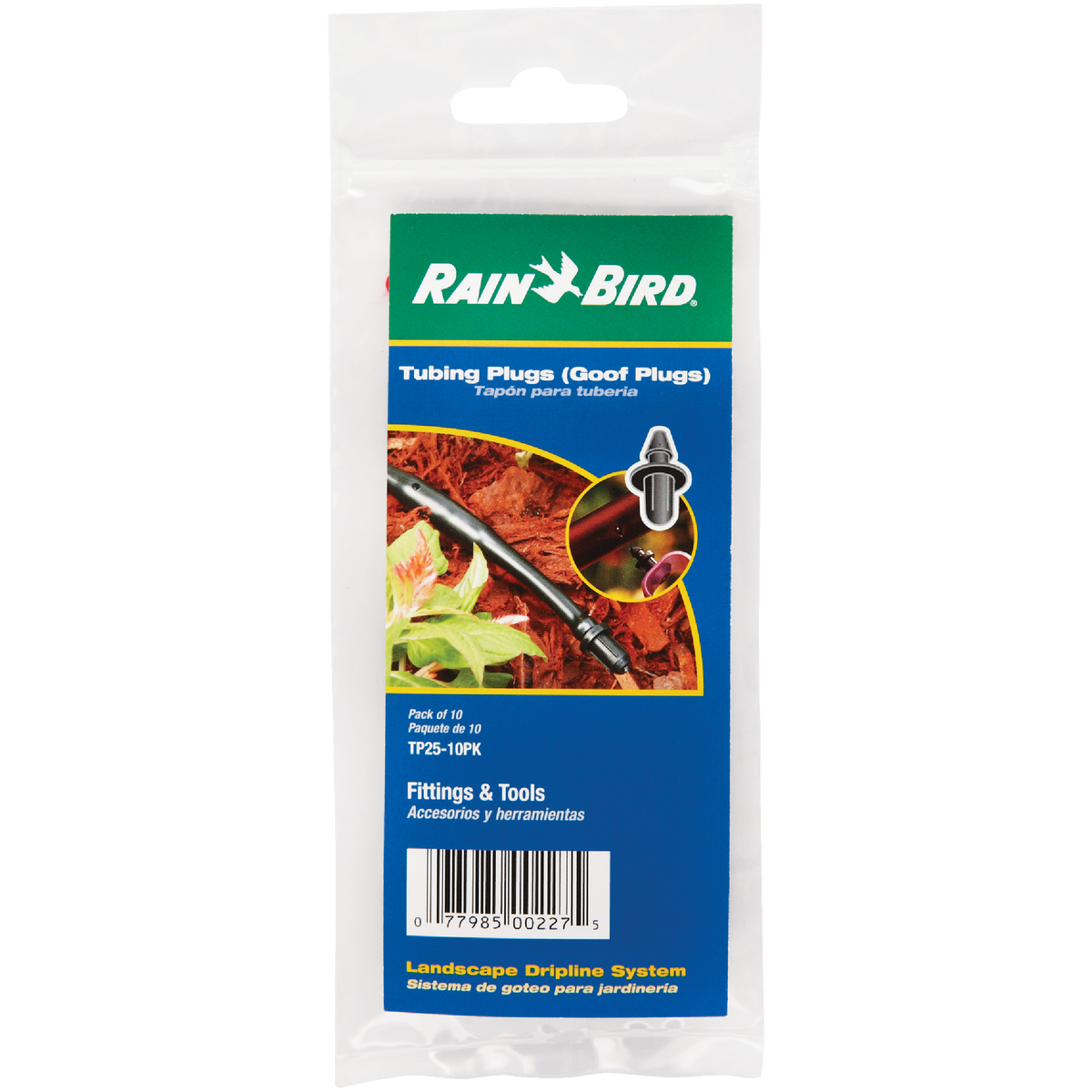 Rain Bird 1/4, 1/2 In. Tube Barbed Hose Plug (10-Pack) Image 2