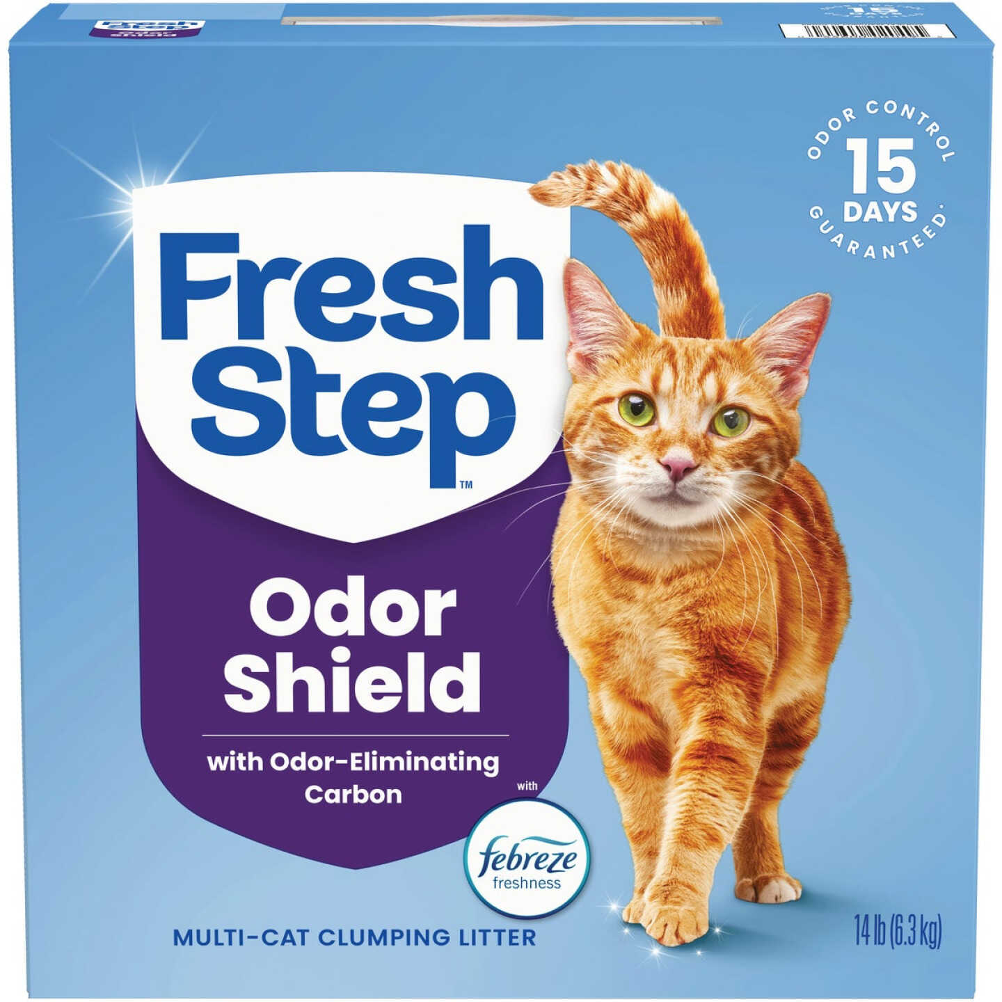 Fresh Step Odor Shield 14 Lb. Multi Cat Clumping Litter with Febreze Freshness Image 1