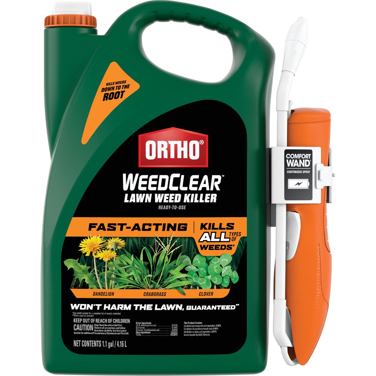 Ortho WeedClear 1.1 Gal. Ready-To-Use Lawn Weed Killer with Comfort Wand