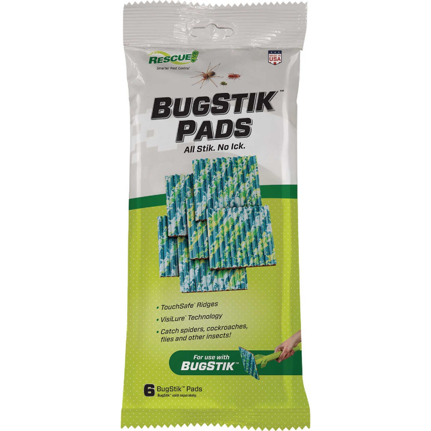 Rescue BugStik Glue Bug Trap Refill Pads (6-Pack) Image 1
