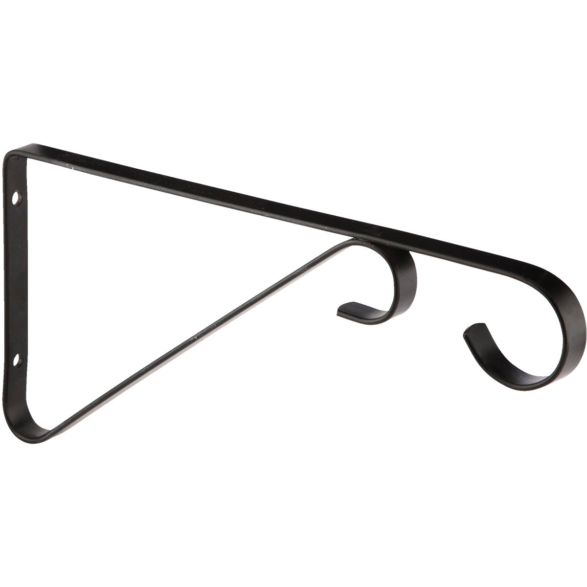 National Hardware 9 In. Black Steel Hanging Plant Bracket Image 4