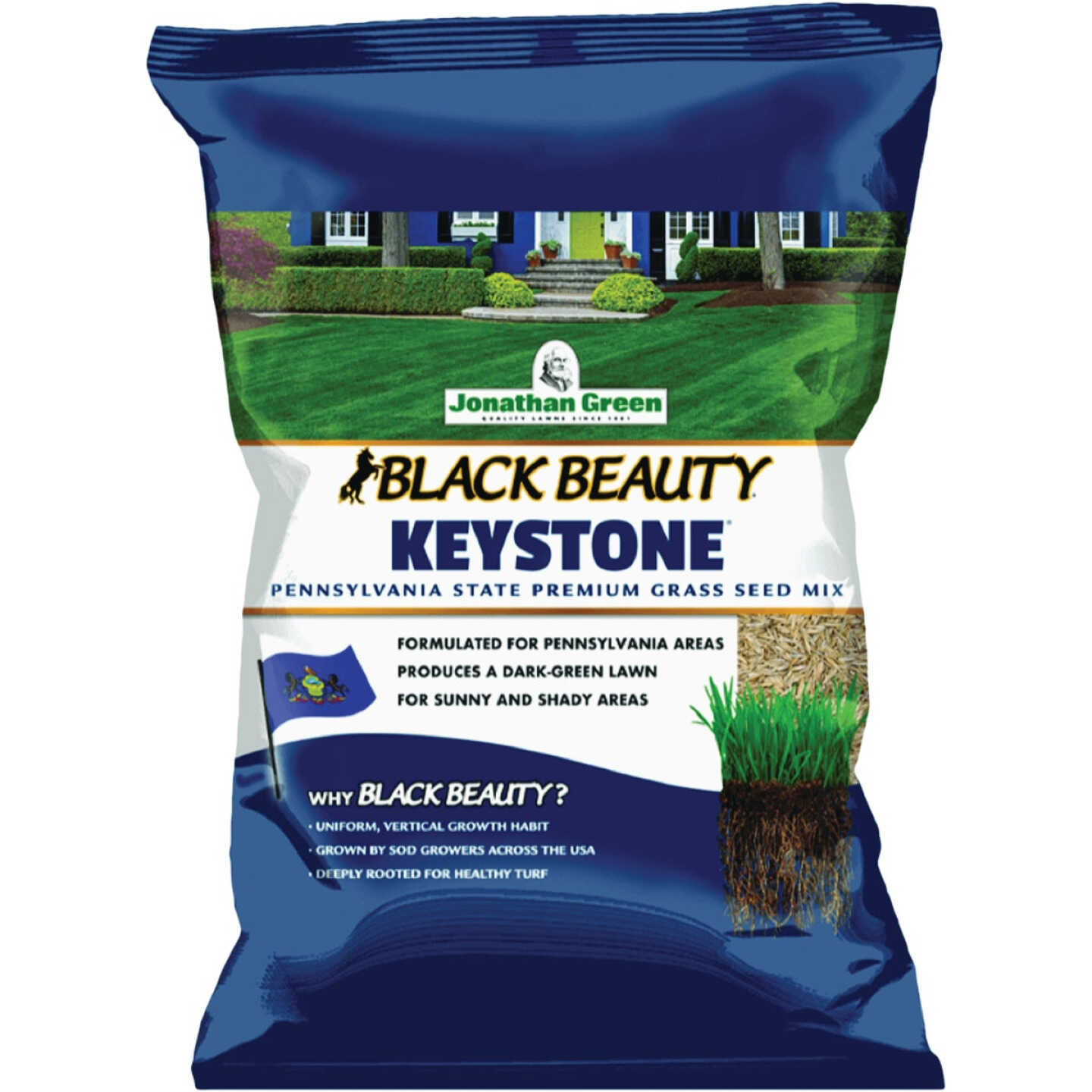 Jonathan Green Black Beauty Keystone 3 Lb. 2250 Sq. Ft. Coverage Tall Fescue Grass Seed Image 1
