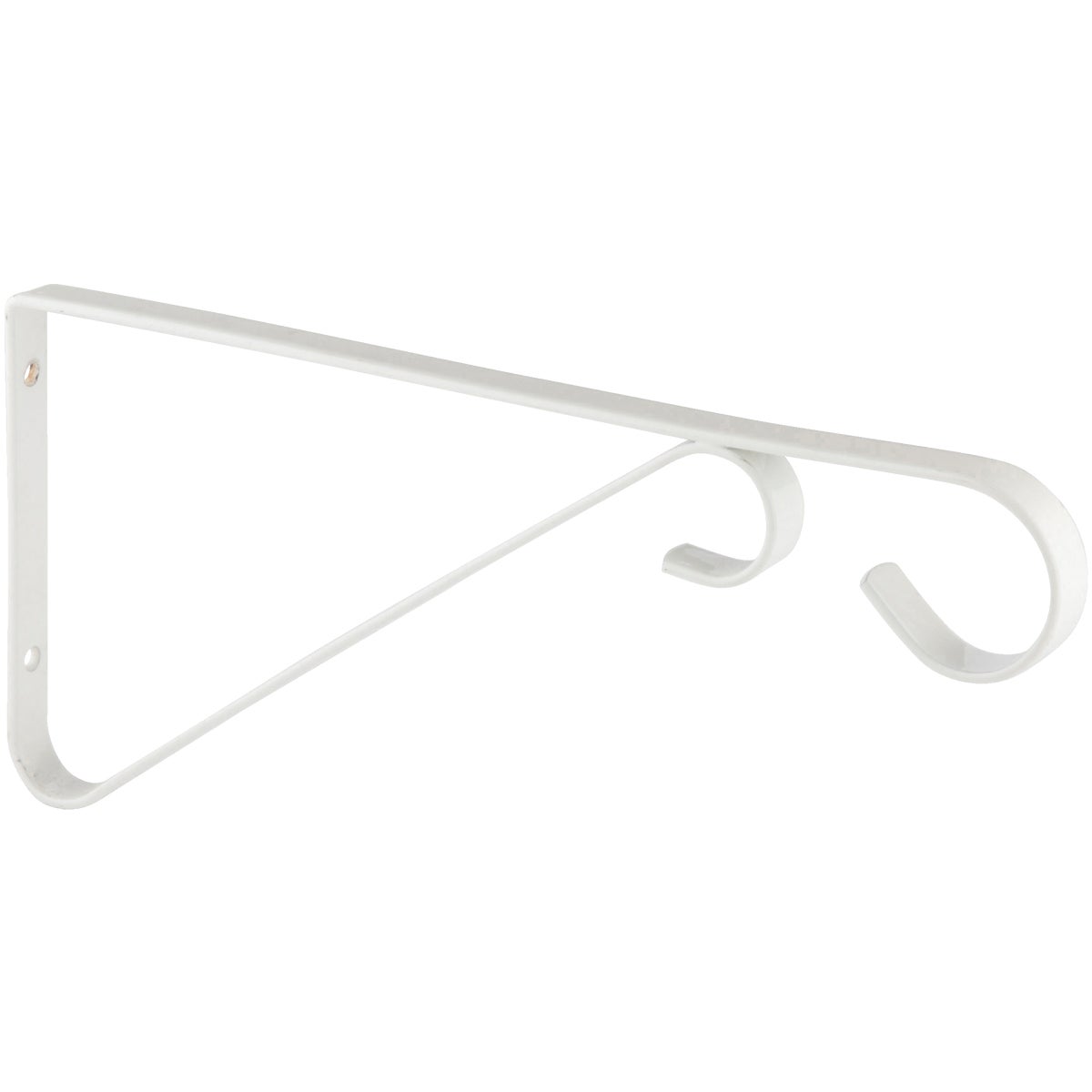 National Hardware 9 In. White Steel Hanging Plant Bracket Image 4