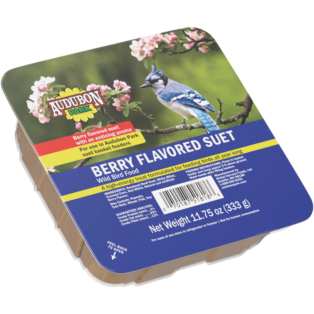 Audubon Park 11.75 Oz. Berry Suet Image 1