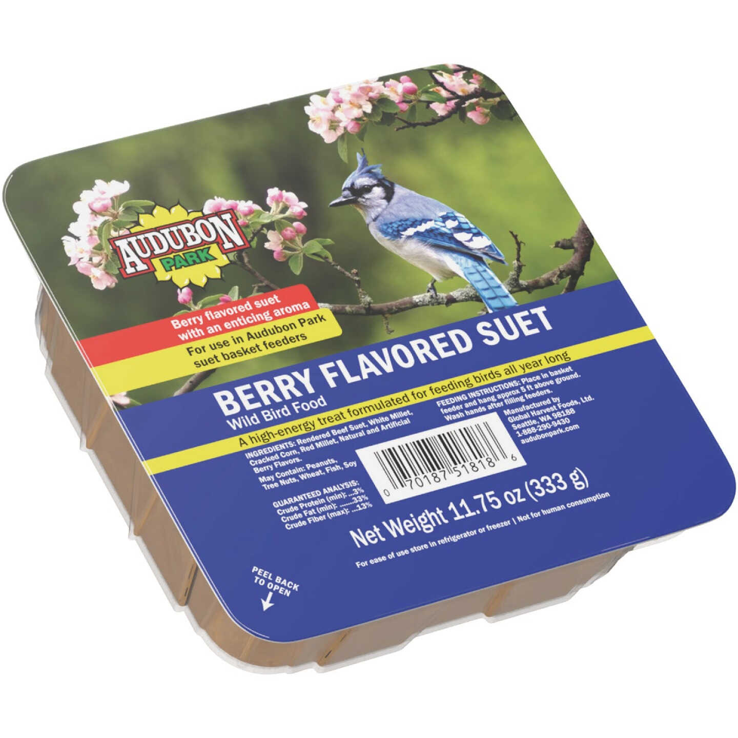 Audubon Park 11.75 Oz. Berry Suet Image 1