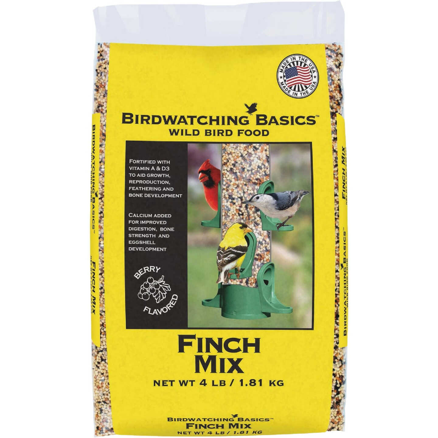 Birdwatching Basics 4 Lb. Finch Mix Wild Bird Food Image 1