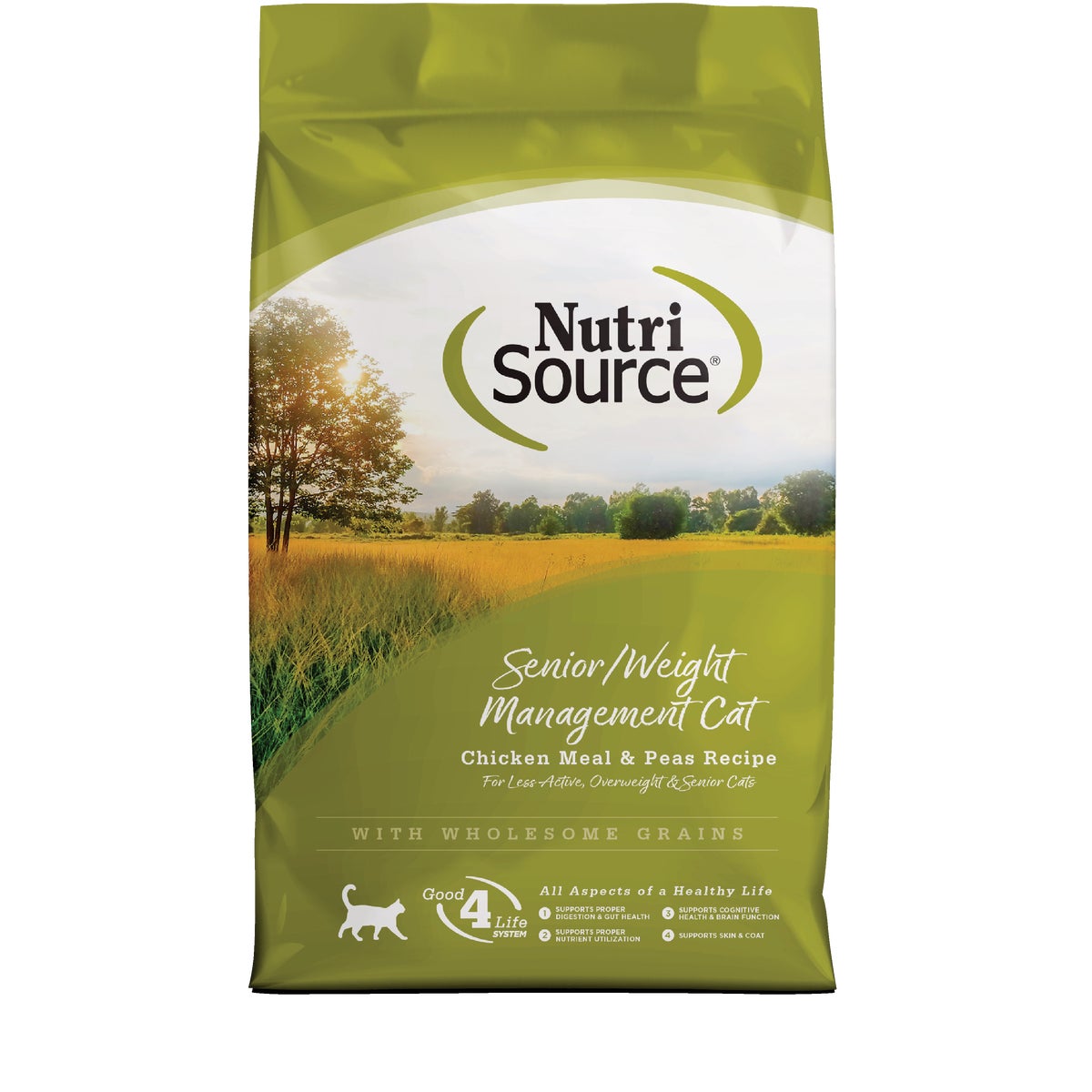 NutriSource 4 Lb. Senior & Weight Management Dry Cat Food