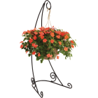 Best Garden 40 In. H. Black Steel Plant Hanger Stand Image 2