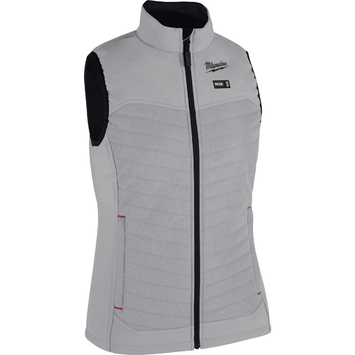 Milwaukee M12 AXIS Women's Gray Cordless Heated Vest, M Image 2