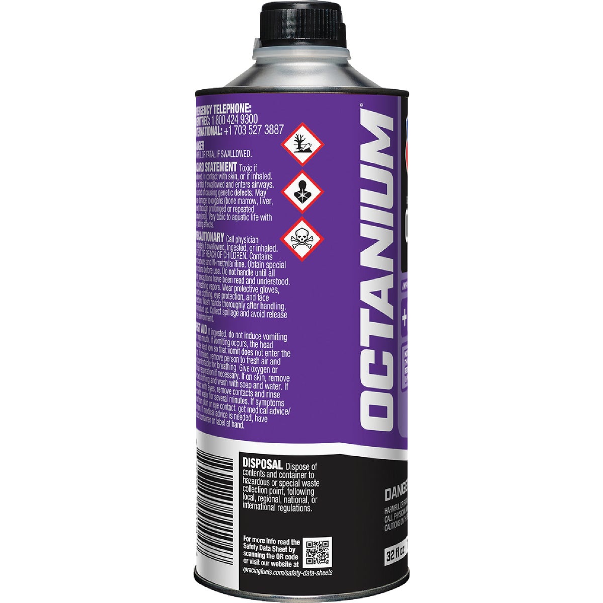 VP Racing Fuels Madditive Octanium 1 Qt. Lead Substitute Image 4