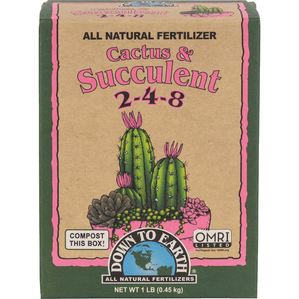 Down To Earth 5 Lb. 2-4-8 Cactus Mix
