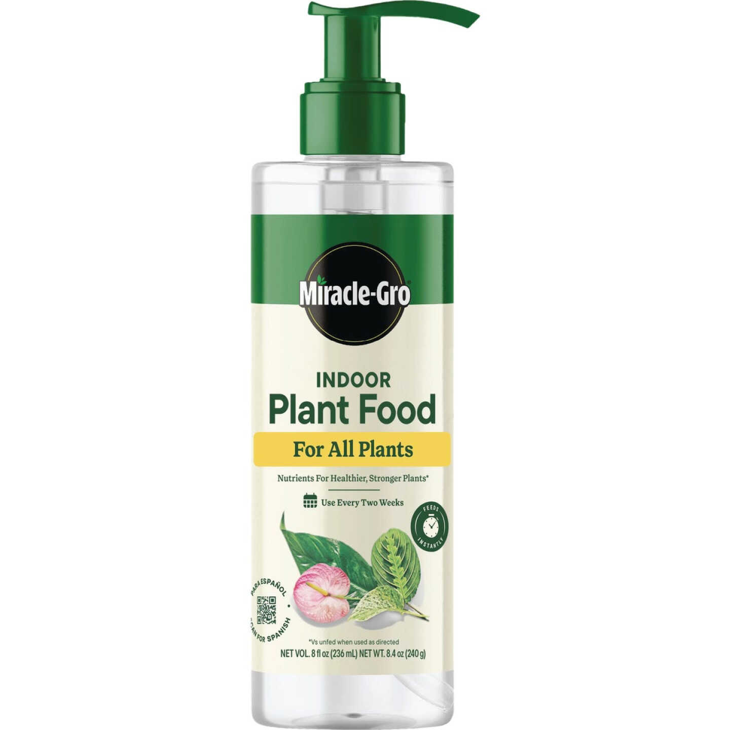 Miracle-Gro 8 Oz. Liquid Indoor Plant Food For All Plants Image 1