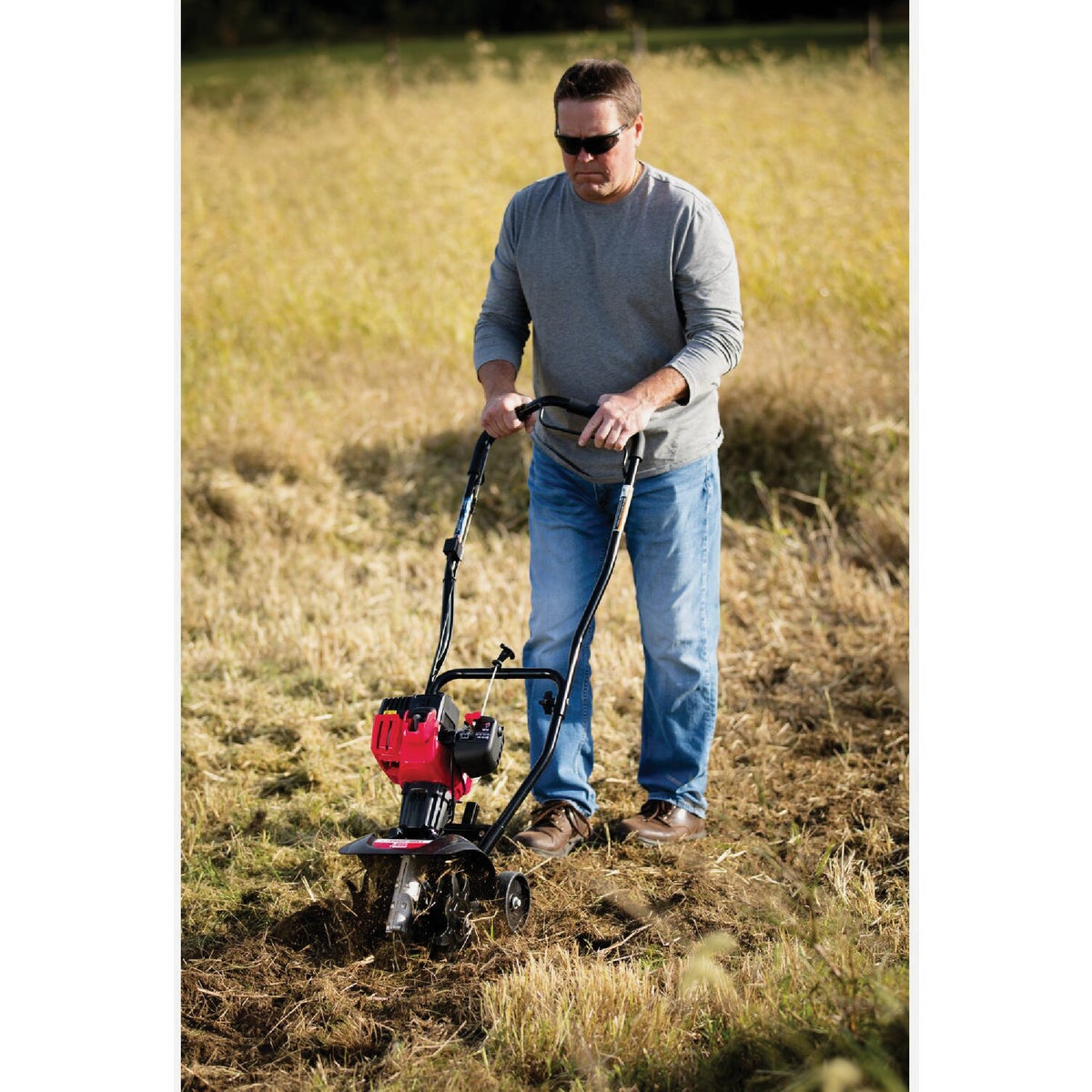 Troy-Bilt TB225 9 In. 25cc Mid Tine Forward-Rotating Garden Tiller/Cultivator Image 3