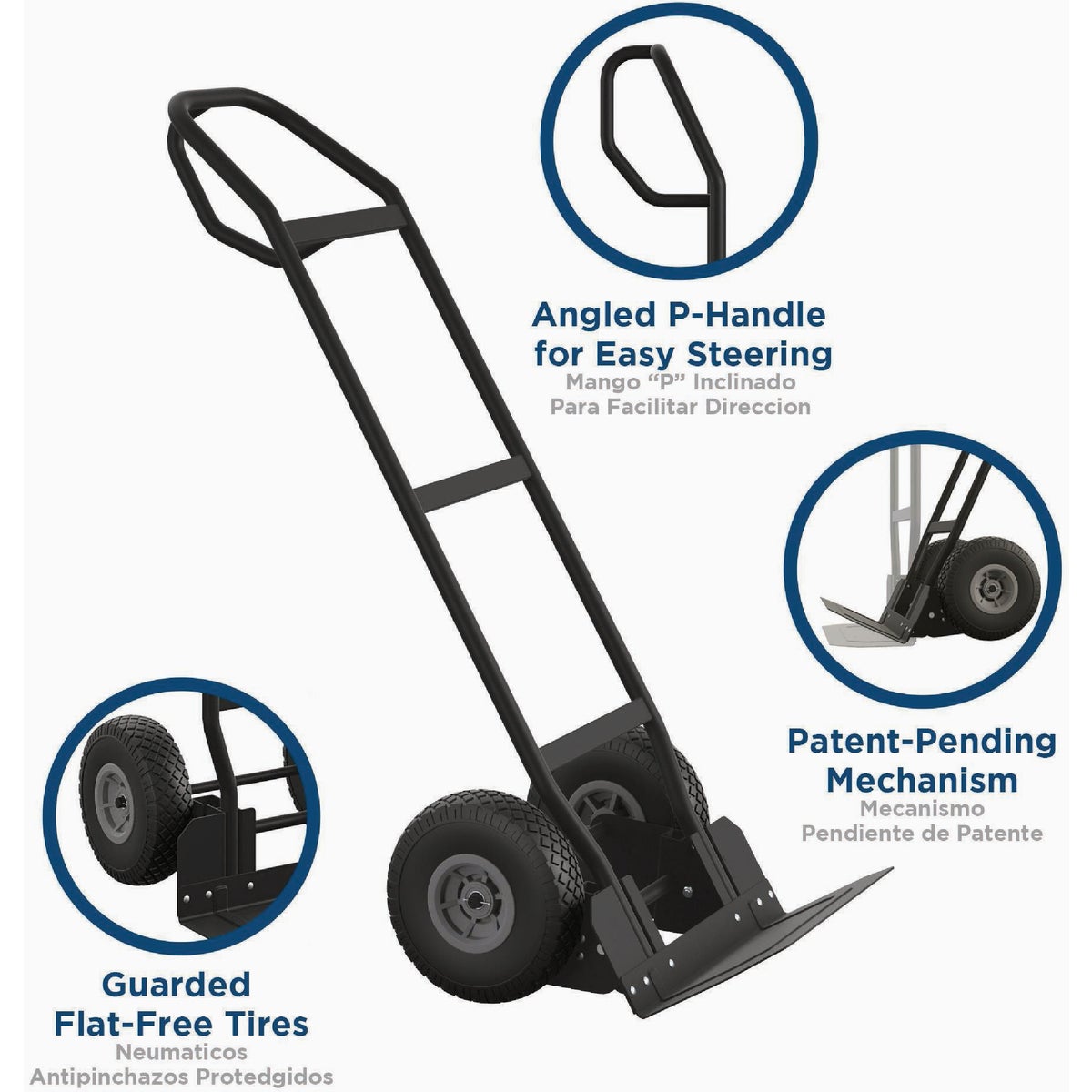 COSCO Load Assist 800 Lb. P-Handle Hand Truck Image 3