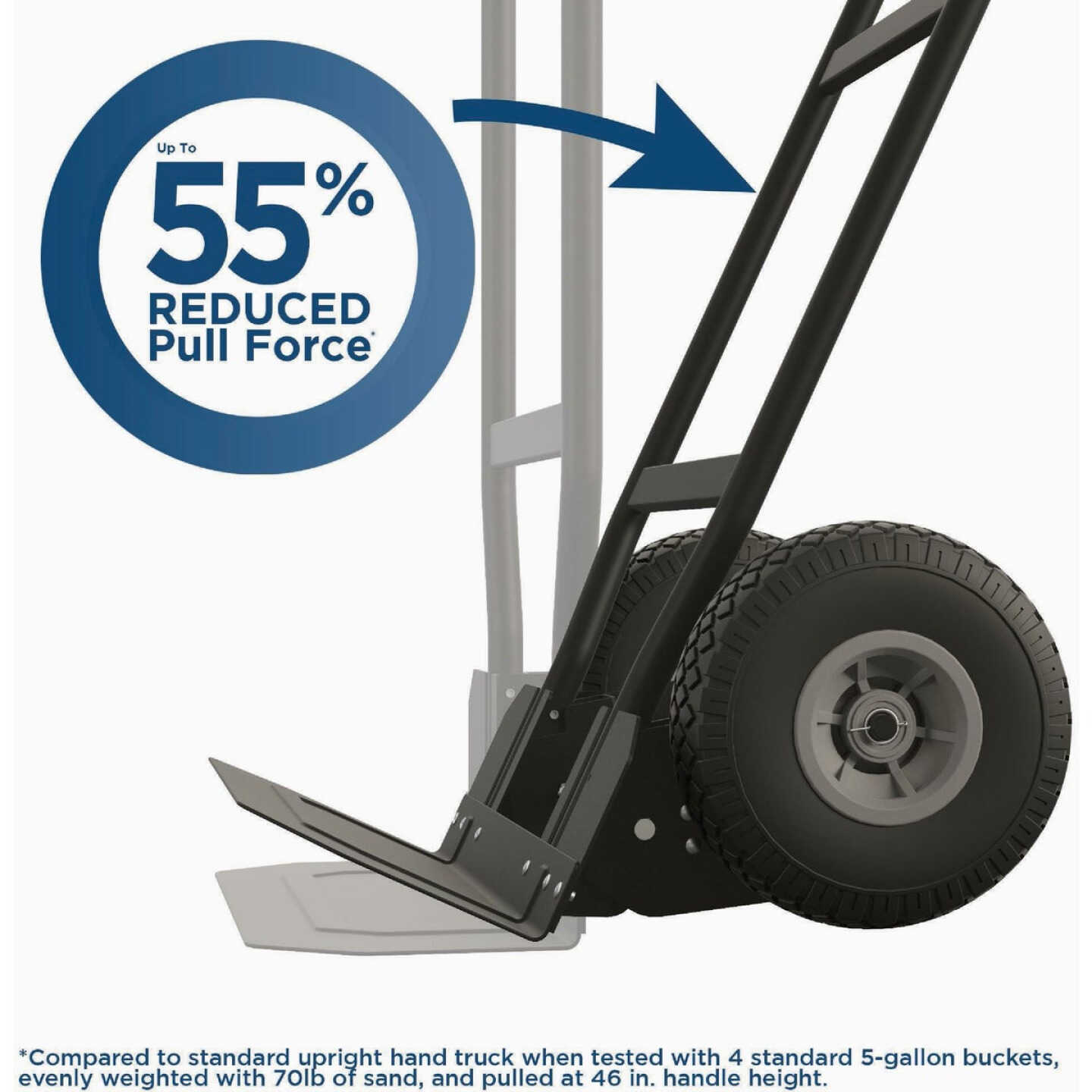 COSCO Load Assist 800 Lb. P-Handle Hand Truck Image 5