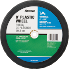 Arnold 8 In. Diamond Tread Offset Hub Wheel Image 2