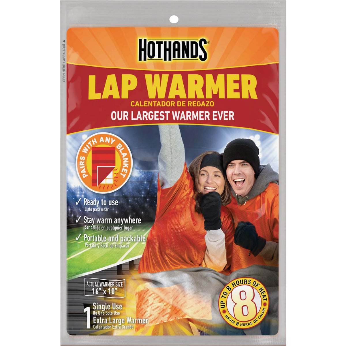HotHands Disposable 16 In. x 10 In. 8 Hr. Lap Warmer