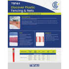 Tenax Saf-T-Sno 4 Ft. H. x 50 Ft. L. Polyethylene Snow Safety Fence, Orange Image 5