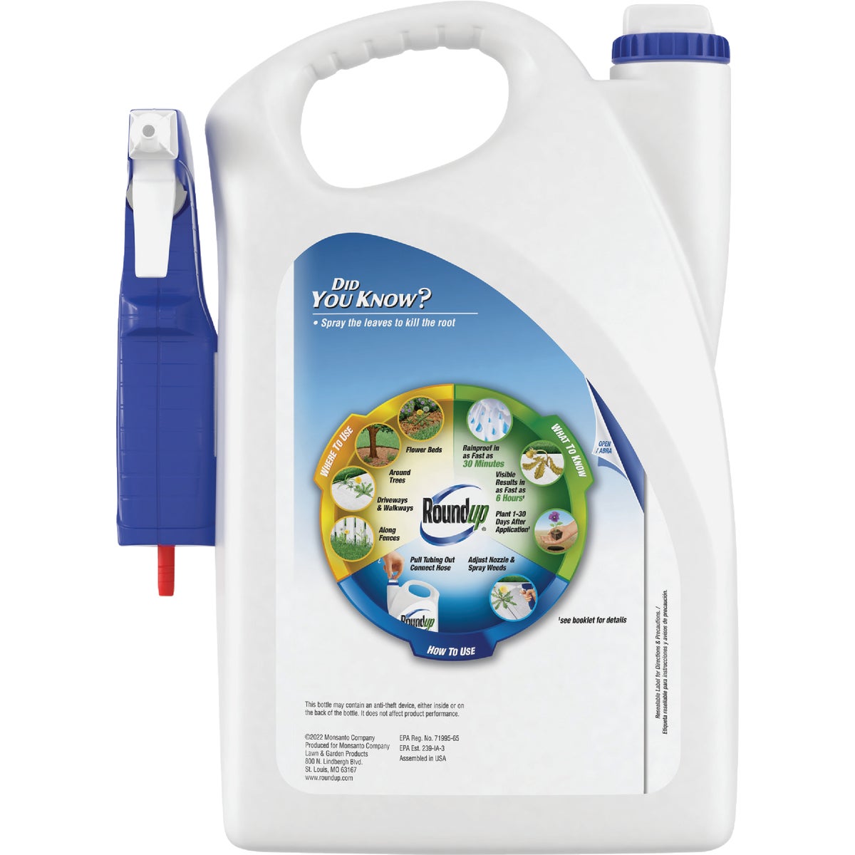 Roundup 1 Gal. Exclusive Formula Trigger Spray Weed & Grass Killer Image 2