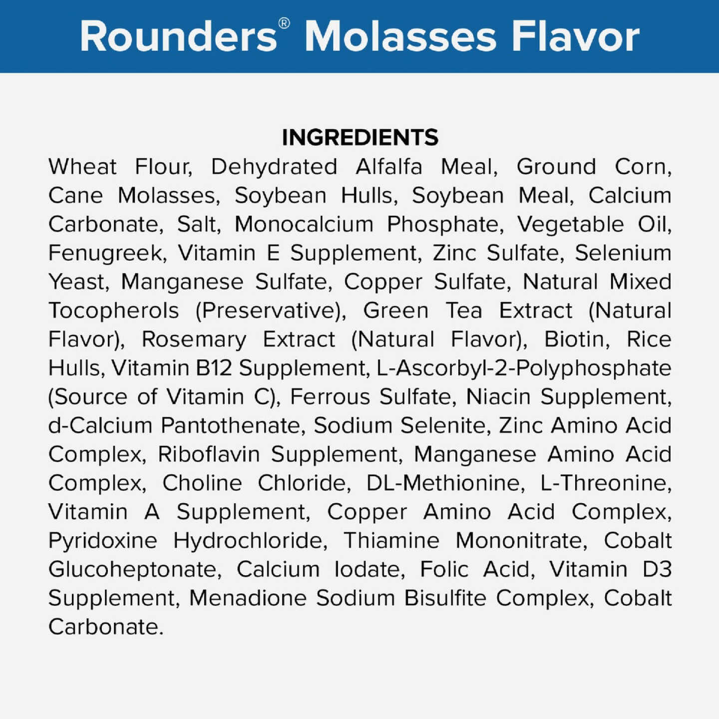 Kent Rounders 30 Oz. Molasses Horse Treats Image 3