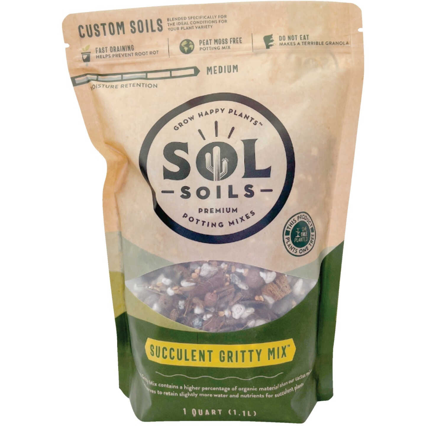Sol Soils 1 Qt. Succulent Gritty Mix Image 1