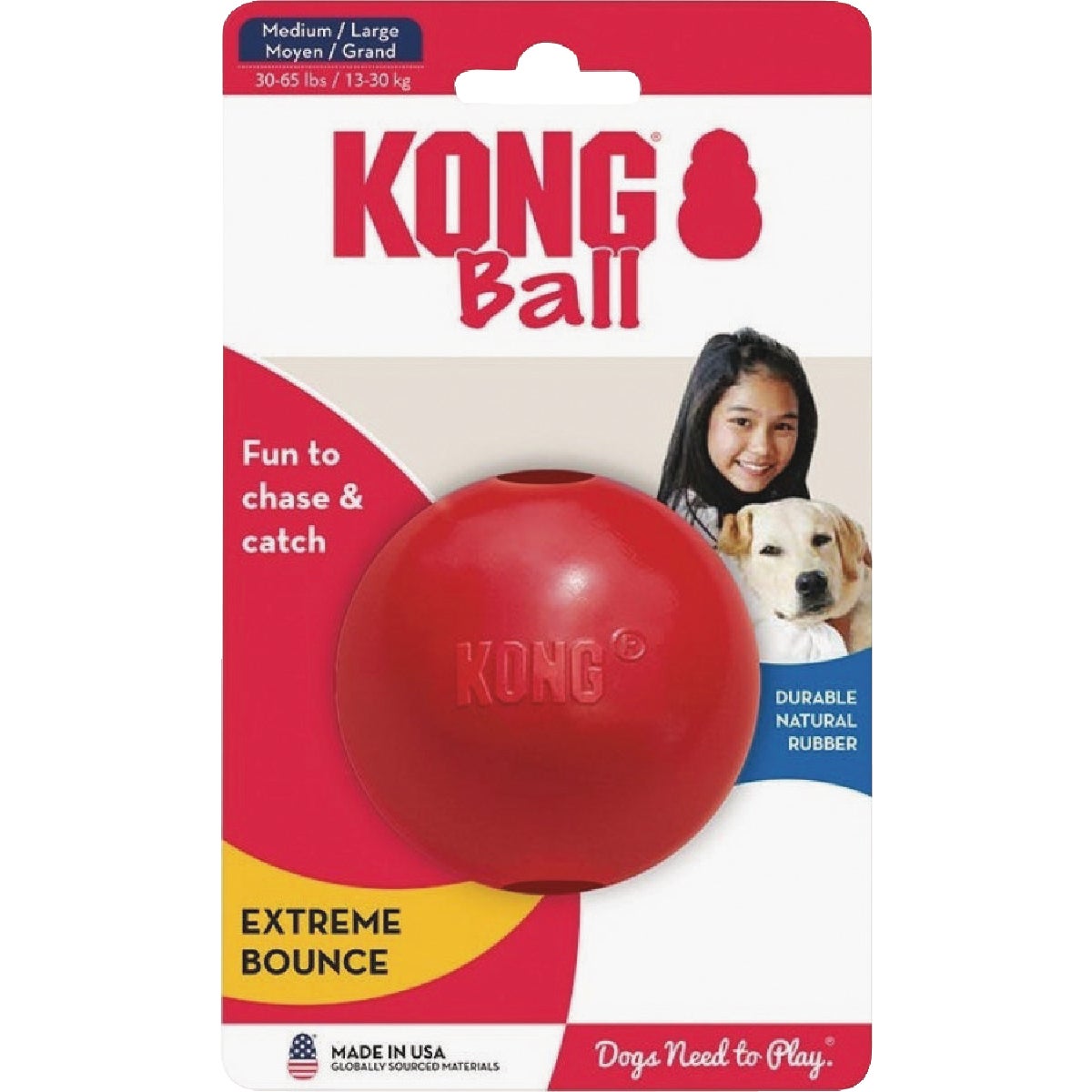 Kong Medium/Large Dog Ball Image 3