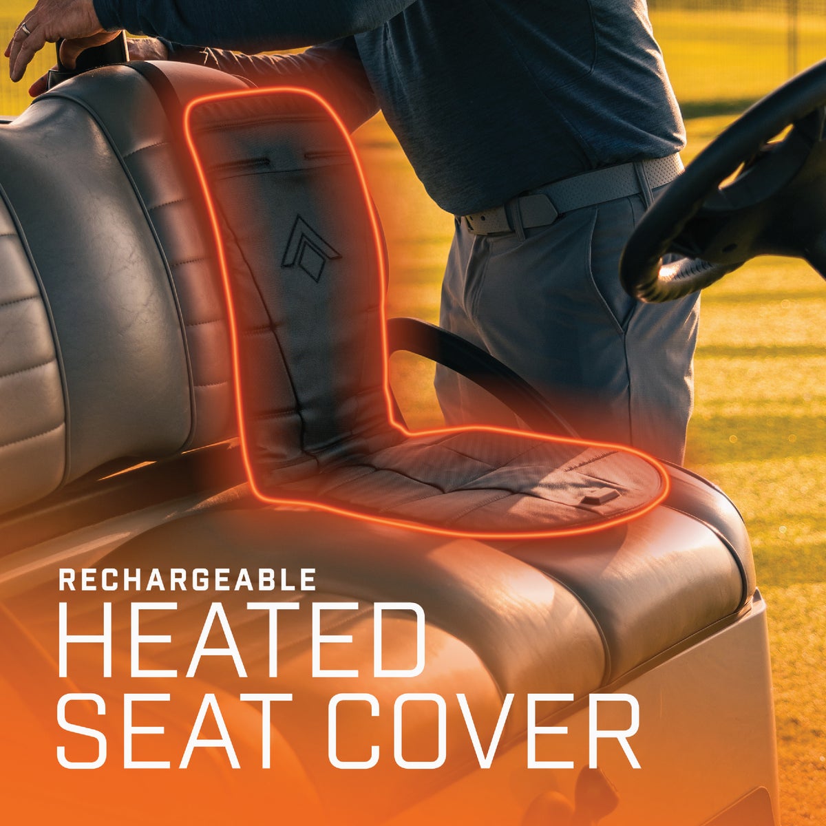 Thaw Rechargeable Heated Seat Cover with Power Bank Image 2