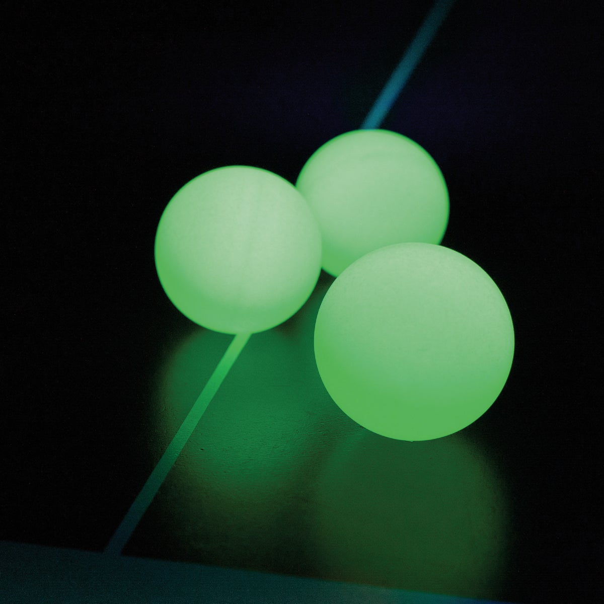 Brightz Glow-in-the-Dark Table Tennis Balls (6-Pack)