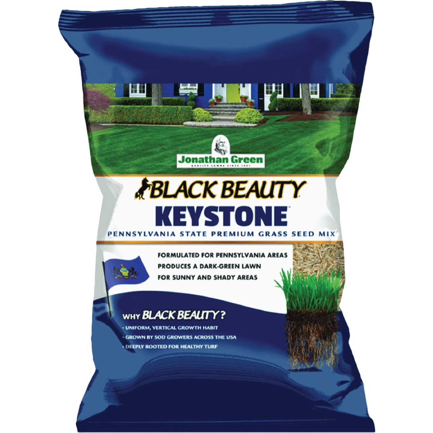 Jonathan Green Black Beauty Keystone 7 Lb. 5250 Sq. Ft. Coverage Tall Fescue Grass Seed Image 1