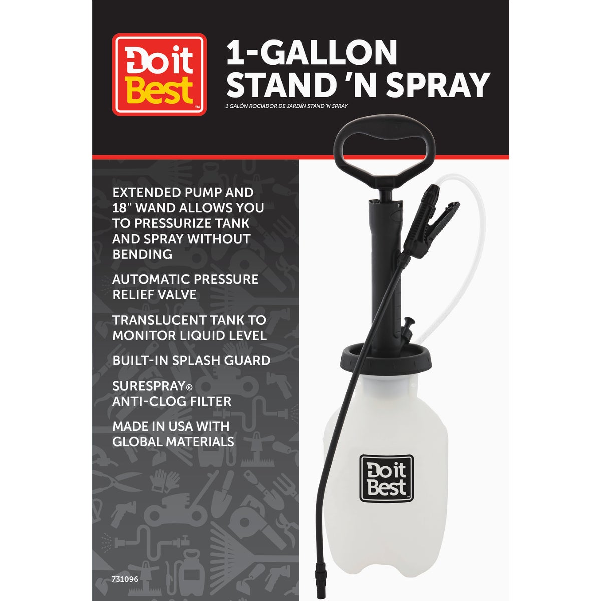 Do it Best Stand 'N Spray 1 Gal. Tank Sprayer Image 2
