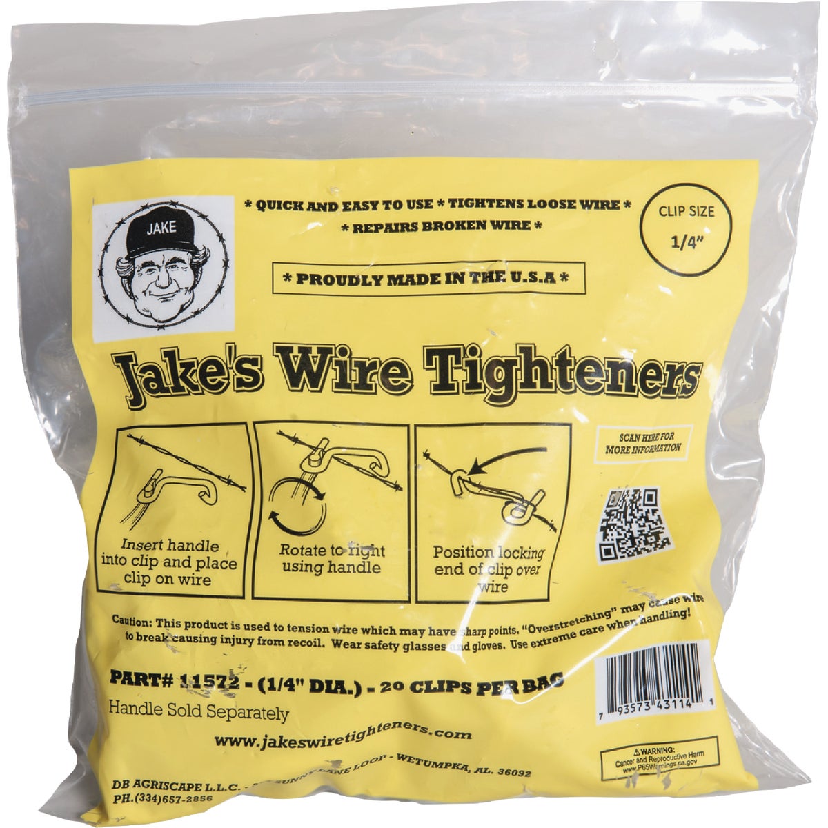 Jake's 1/4 In. Dia. Wire Tighteners (20-Count) Image 2
