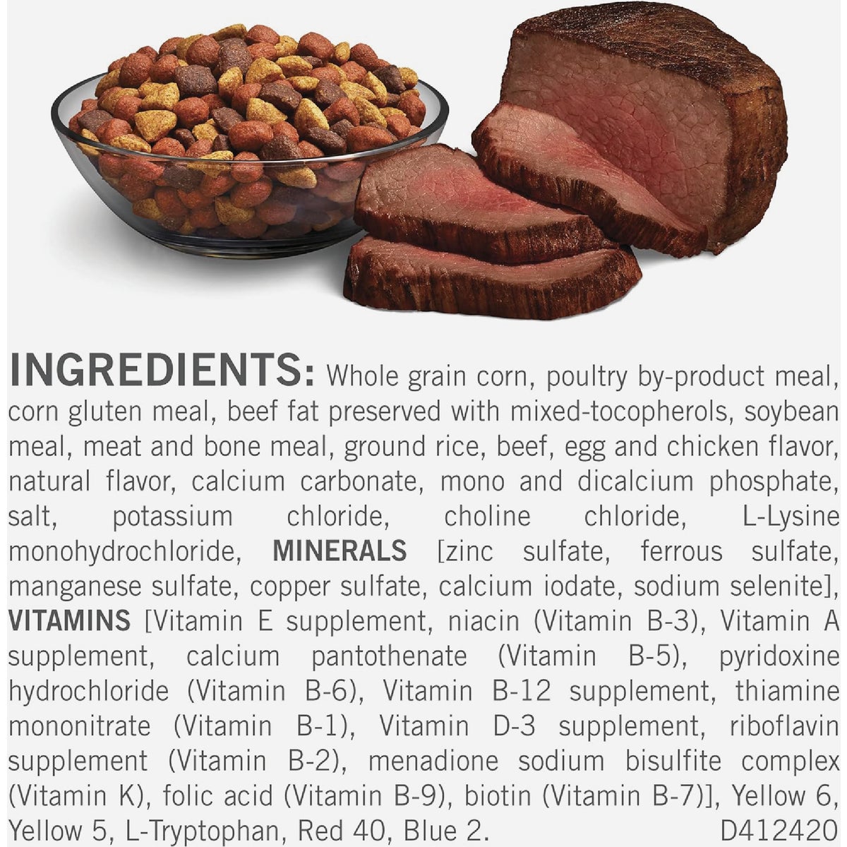 Purina Dog Chow Complete 44 Lb. Beef Adult Dry Dog Food Image 4