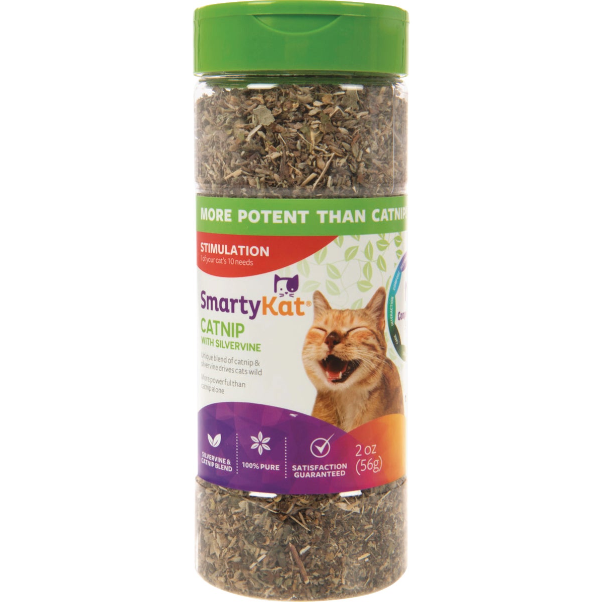 SmartyKat 2 Oz. Catnip with Silvervine