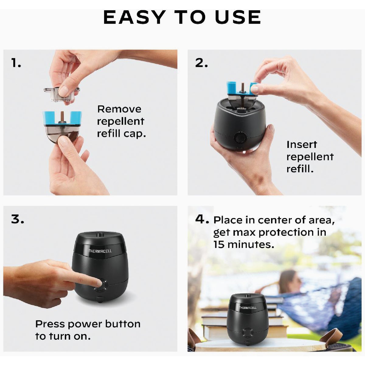 Thermacell Rechargeable Mosquito Repeller with Base Image 4