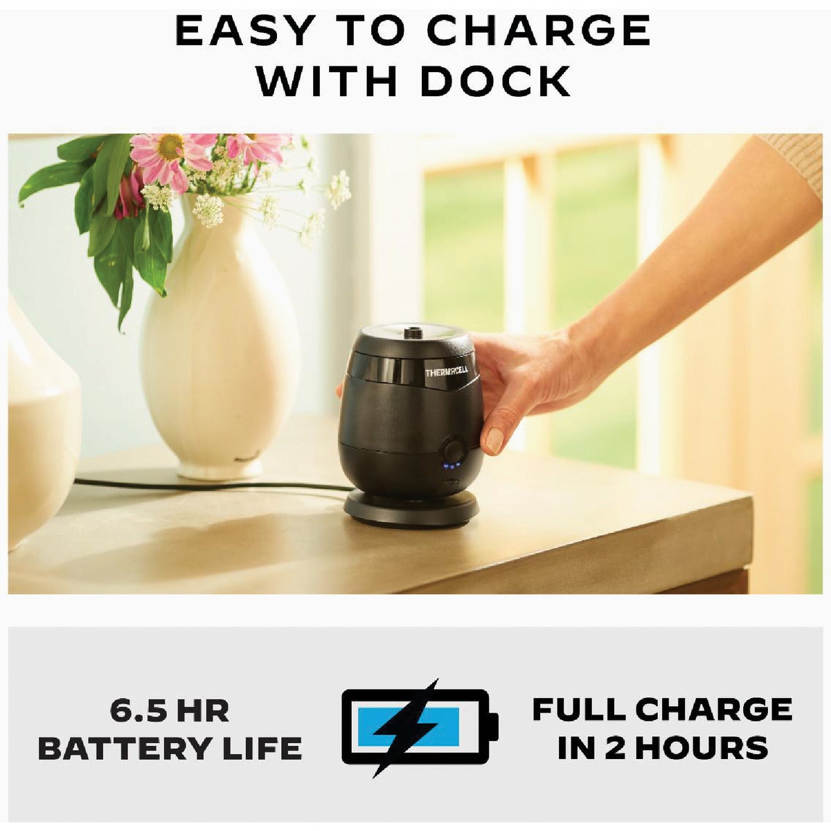 Thermacell Rechargeable Mosquito Repeller with Base Image 5