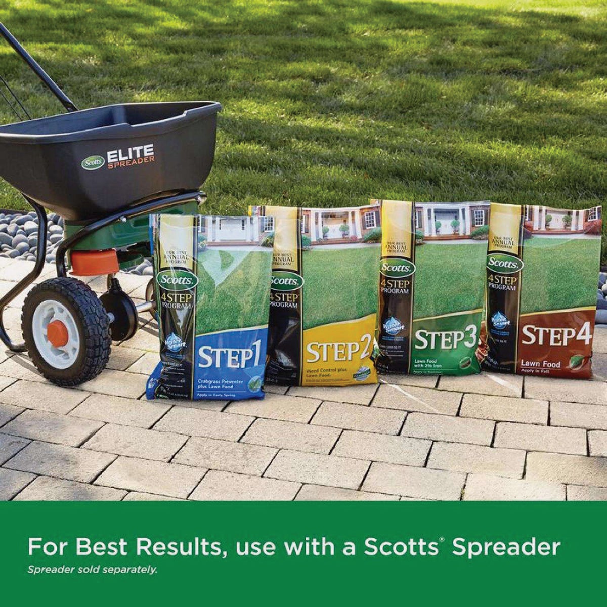Scotts 4 Step Program Step 3 37.70 Lb. 15,000 Sq. Ft. Lawn Fertilizer with 2% Iron Image 4