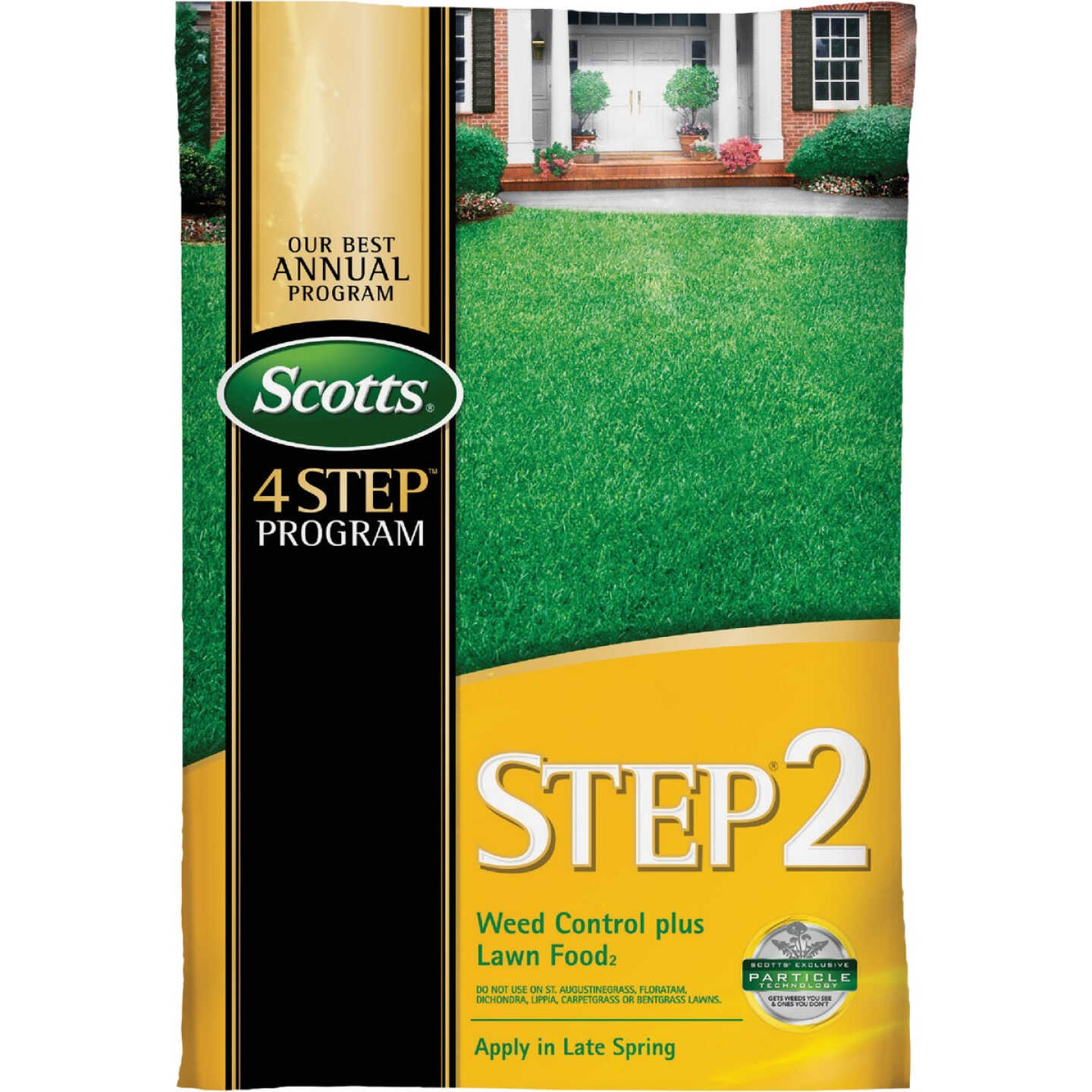 Scotts 4 Step Program Step 2 44.11 Lb. 15,000 Sq. Ft. Weed Control Plus Lawn Food Image 1