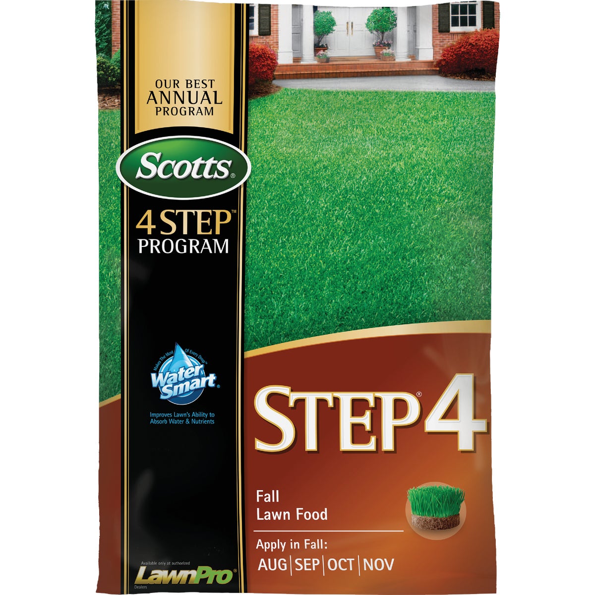 Scotts 4 Step Program Step 4 37.84 Lb. 15,000 Sq. Ft. Fall Lawn Food