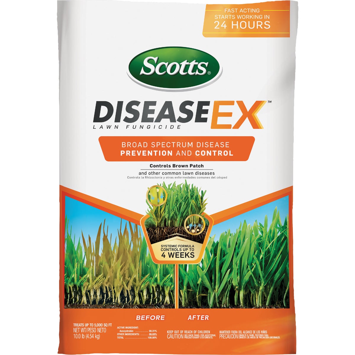 Scotts DiseaseEx 10 Lb. 5000 Sq. Ft. Broad Spectrum Disease Prevention and Control Lawn Fungicide