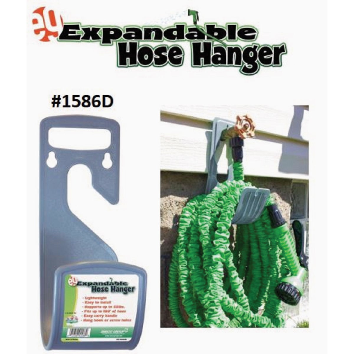 Emsco Spigot Mounted Expandable Hose Hanger Image 2