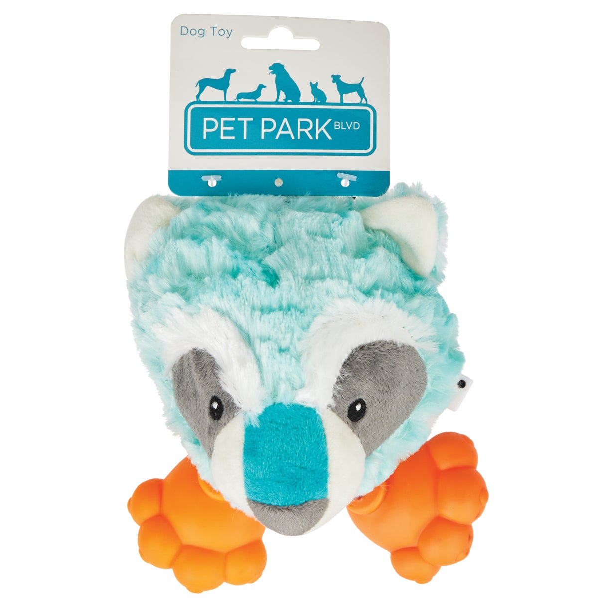 Boss Pet Pet Park Blvd Footies Raccoon Dog Toy Image 3